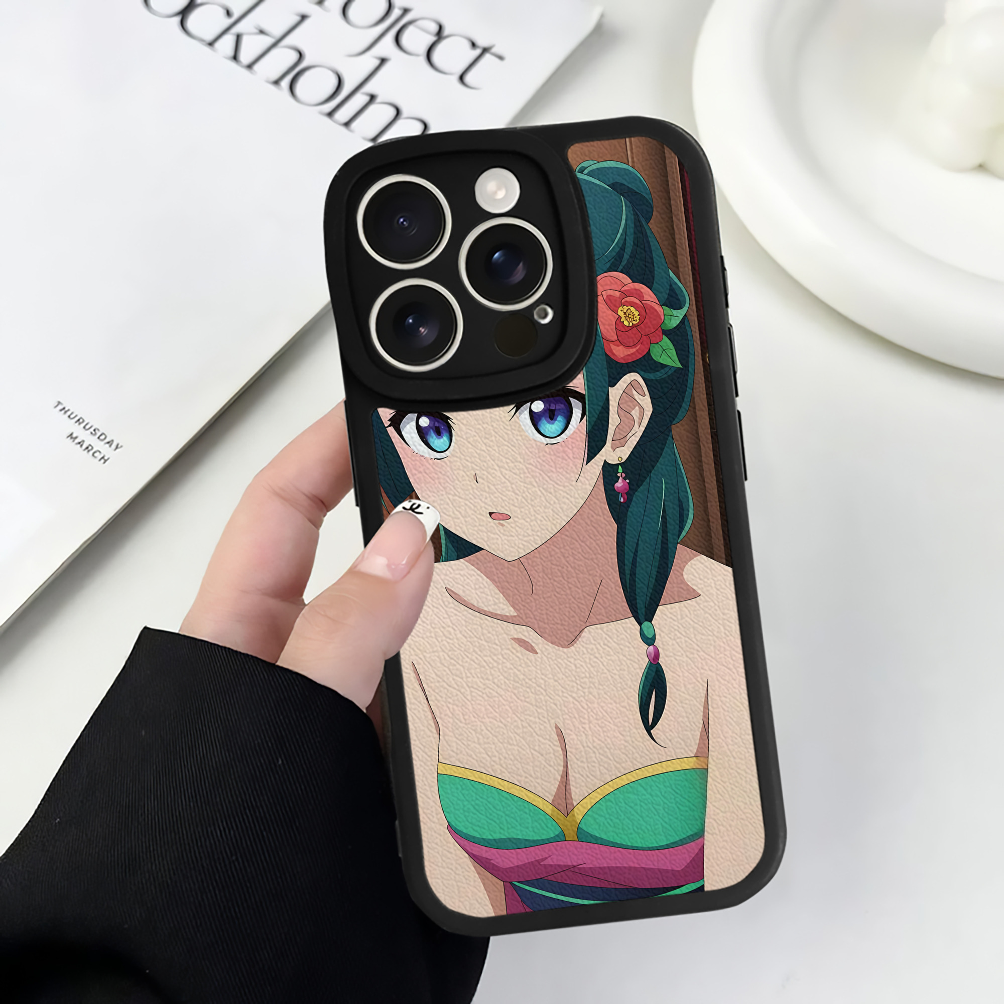 薬屋のひとりごと The Apothecary Diaries 【iPhone 16シリーズ対応】シリコンスマホケース（レザー調） 材質：シリコン